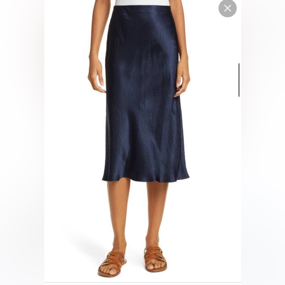 NWT Silk A-Line Slip Skirt